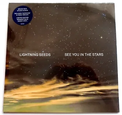 Lightning Seeds - See You In The Stars Lp Blue Vinyl *new - Minor Sleeve Scuffs* • £18.99