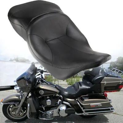 $190.95 • Buy Driver Rider Passenger Seat For Harley Touring Electra Glide Classic FLHTC 97-07