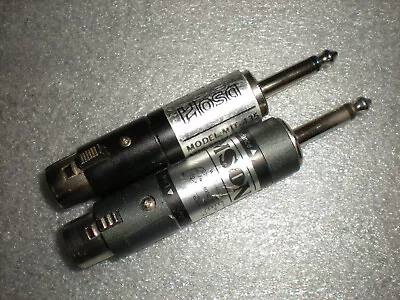 Lot Of 2 Hosa MIT-435 & Samson SM-302 XLR - 1/4  Mic Impedance Transformer • $24.89