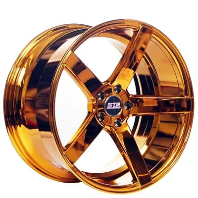 $1799 • Buy 20  Staggered Str Wheels 607 Candy Copper Rims (p01)