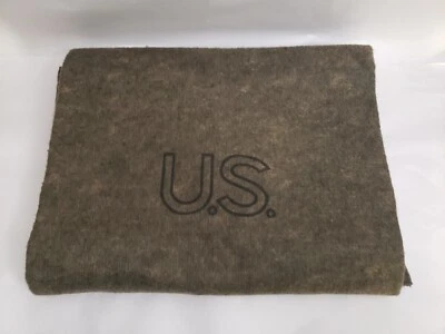 $33.99 • Buy Military Type Olive Drab Green 70% Wool Fire Retardant Blanket 62 X80  US Made