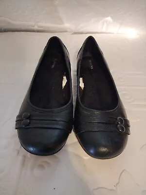 Merona Women's Black Flat Ballet Slip-On Shoes Size 9.5 • $14