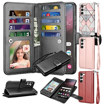 For Samsung Galaxy S23/S23 Plus/S23 Ultra Flip Wallet Case Leather Phone Cover • $10.58