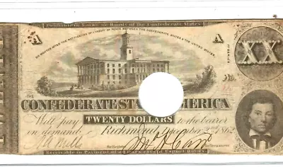 $20  Xx  (blueback)  1800's  $20 (rare) 1800  Xx $20 1800's Rare !! $20 Nice!! • £0.78