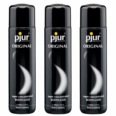 3 Pjur Original Silicone Based Lube Lubricant BodyGlide 100 Ml Made In Germany • $64.95