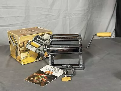 $39.99 • Buy Marcato Atlas 150 Mm Pasta Maker, Deluxe Stainless Steel Machine Complete Italy