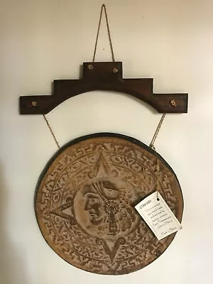 Tlaquepaque Pottery Jalisco Mexico Hanging Medallion Hand Made Wall Art • $37.99