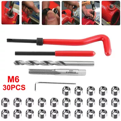 Metric M5 M6 M8 M10 Metric Thread Repair Insert Kit Car Pro Coil Tool Red USA • $13.99