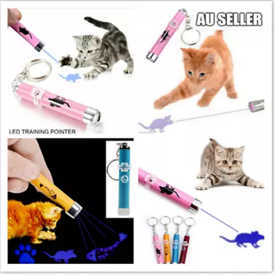 Cat LED Laser Pointer Toy With Bright Mouse Animation For Endless Fun 5 Styles • $6.99