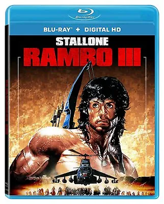 Rambo III 3 (BLU RAY) DISC & COVER ART ONLY NO CASE NEW UNUSED CONDITION • $4.25