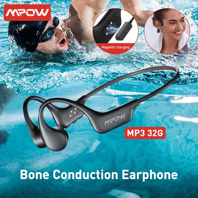 MPOW Wireless Bone Conduction Open-Ear Bluetooth Headphones Sports Headset 32GB • $51.08