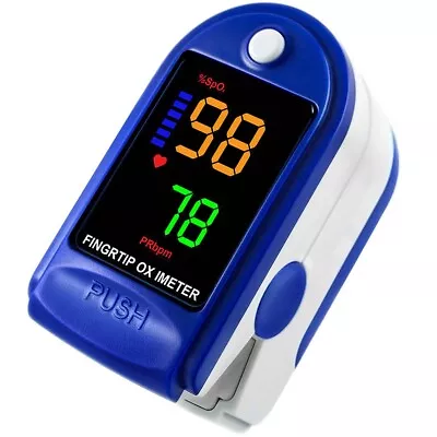 Finger Tip Pulse Oximeter Meter SpO2 Oxygen Saturation Rate Heart Blood Monitor • $7.89