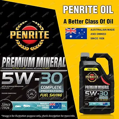 Penrite Premium Mineral SAE 5W-30 Engine Oil Premium Quality 5LTR • $62.26