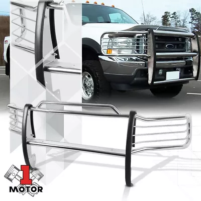 Stainless Steel Grille/Brush/Headlight Guard For 99-07 Ford F250/F350/Excursion • $299.89