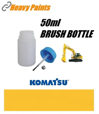 £12.99 • Buy Komatsu Yellow Digger Paint Touch Up Synthetic Enamel Paint 50ml