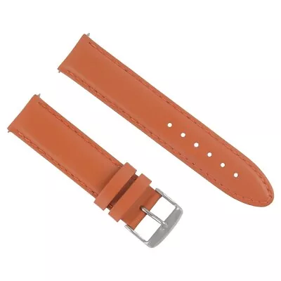 22mm Smooth Leather Watch Strap Band For Montblanc Timewalker Watch Orange • $27.95