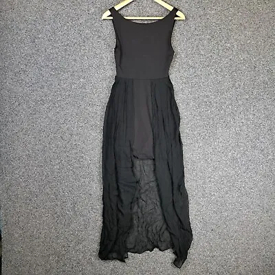 Kookai Womens Dress Size 1 Black Sleeveless Stretch Elastic Waist Event Party • $24.95