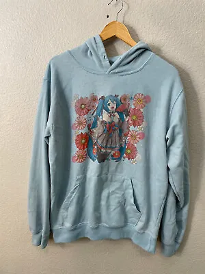 Hatsune Miku  Blue Vocaloid Anime Large Hoodie • $15.99