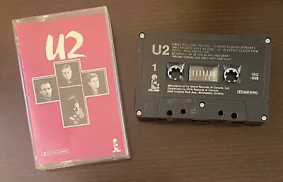U2 1986 Canadian Promotional Cassette Tape - Rare Promo • $147.18