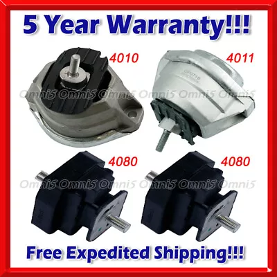 N191 Fits 2004-2005 BMW 525i 2.5L Engine Motor & Transmission Mount Set 4pc • $122.10