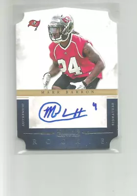 2012 Panini Prominence #153 Mark Barron Auto  Rc 263/499 • $6