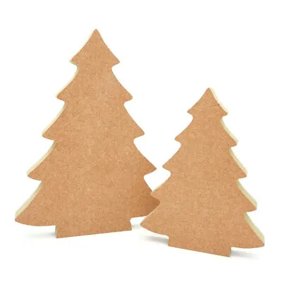 Freestanding Christmas Tree Shape MDF Wooden Craft Blanks 18mm Decoration Wood • £3.49