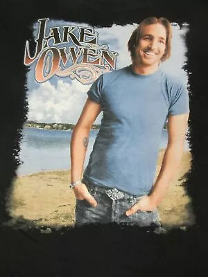 JAKE OWEN 2011 BAREFOOT BLUE JEAN Concert TOUR SHIRT- BLACK Small T-SHIRT • $7.99