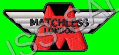 -----MATCHLESS EMBROIDERED PATCH-----IRON/SEW ON~4-1/4 X 2  MOTORCYCLES G80S G45 • $11