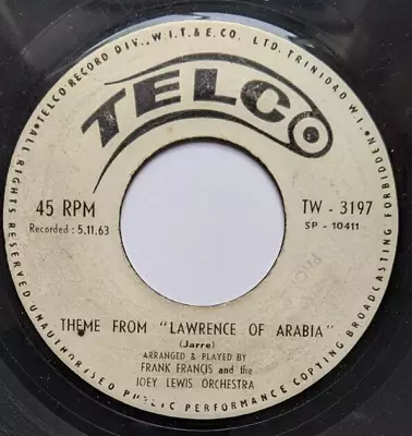 Calypso - Acapulco 1922 Frank Francis Joey Lewis Orch - Lawrence Of Arabia Telco • £19.99