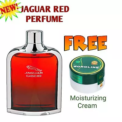 Jaguar Classic Red Men's Perfume EDT Spray 100ml 3.4oz New Box Free Shipping • $101.94