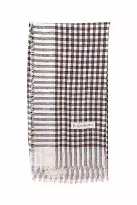 Yves Saint Laurent Women Accessories Scarves N/A Brown Cashmere • $118.30