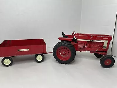 Vintage Ertl International 966 Farmall Hydro Toy Tractor 1/16 Scale W/ Trailer • $66.99