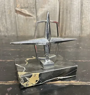 Vintage 1960’s Lincoln Continental Auto Car Hood Ornament Mounted On Marble • $175