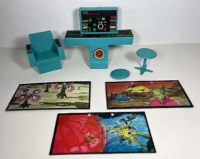 Vintage 1975 Mego USS Enterprise Parts Lot Console Chair Stool Viewscreen Cards • $69.80