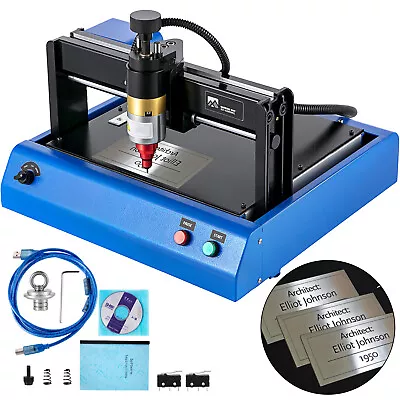 VEVOR Metal Marking Machine Dot Peen Pneumatic Marking 300X200 Mm Nameplate 400W • $499.99