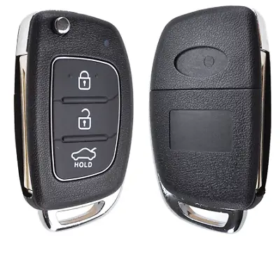 Remote Flip Key Cover Case Shell Blank For Hyundai Santa Fe IX I20 I30 3 Button • $8.54