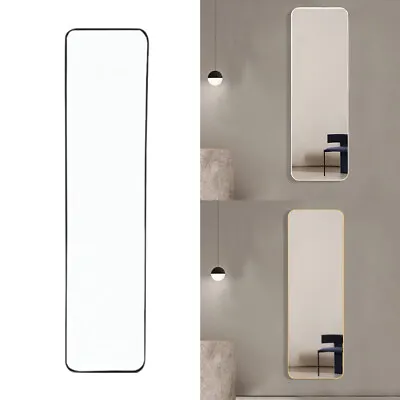 Long Mirror Wall Full Length Mirror Metel Frame Bedroom Dressing Living Room UK • £27.95