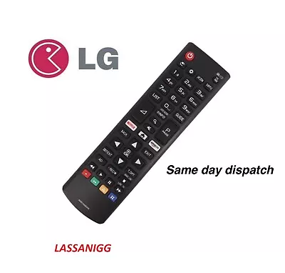 Akb75095308 For Lg Tv Replacement Remote Control  Smart Tv Led 3d Netflix Button • £3.97