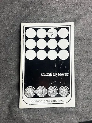 🔥EXTREMELY RARE Johnson Products Coin Magic Catalog Collectable Magic🔥 • $36