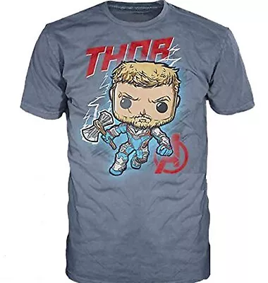 Funko POP Avengers: Endgame Mens T-Shirt  Medium THOR 2019 New M • £22.90