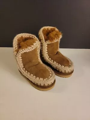 Mou Junior Baby Girl Boy Ankle Boots Booties Winter Code Eskimo Boot Kid 26 • $99.95