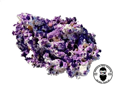 $39.99 • Buy ARK Splatter Purple Dry Reef Rock Aragonite, Aquariums Live FREE SHIPPING!!!