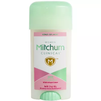 Mitchum Clinical Women Soft Solid Anti-Perspirant Powder Fresh 2.4 Oz • $19.95