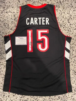 $450 • Buy Vince Carter Raptors Fanatics Authentic Autographed Jersey 1999-00