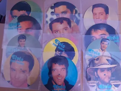 Vintage Elvis Presley The King Exclusive Photo Discs 45 12 Picture Disc Set • $56