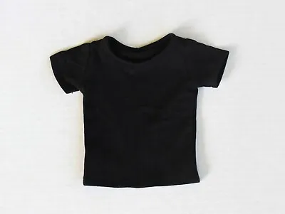 BJD MSD Ball Jointed Boy Doll Black T-Shirt Top Clothes Clothing   • $16