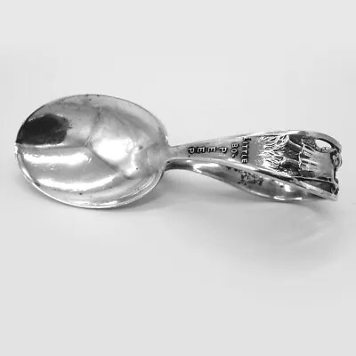 Nursery Rhyme Baby Spoon Curved Handle Watson Sterling Silver • $63.75