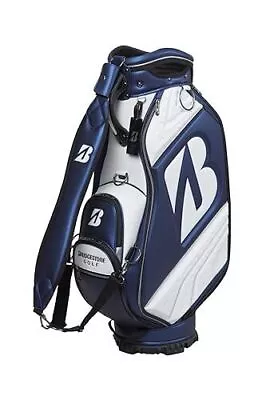 BRIDGESTONE Golf Bag Tour Replica Model CBG401 4.5kg 9.5type 2024 Mod Navy/White • $767.07