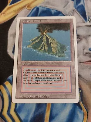 Volcanic Island MTG Revised Rare Land Slightly Played X1 GG2 • $603.20