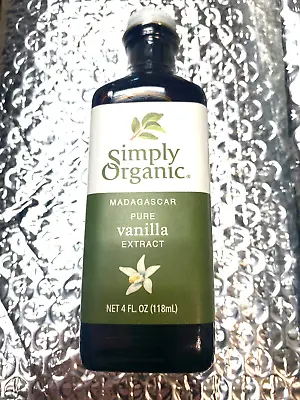 Simply Organic Madagascar Pure Vanilla Extract 4 Fl Oz -2024 • $6.99